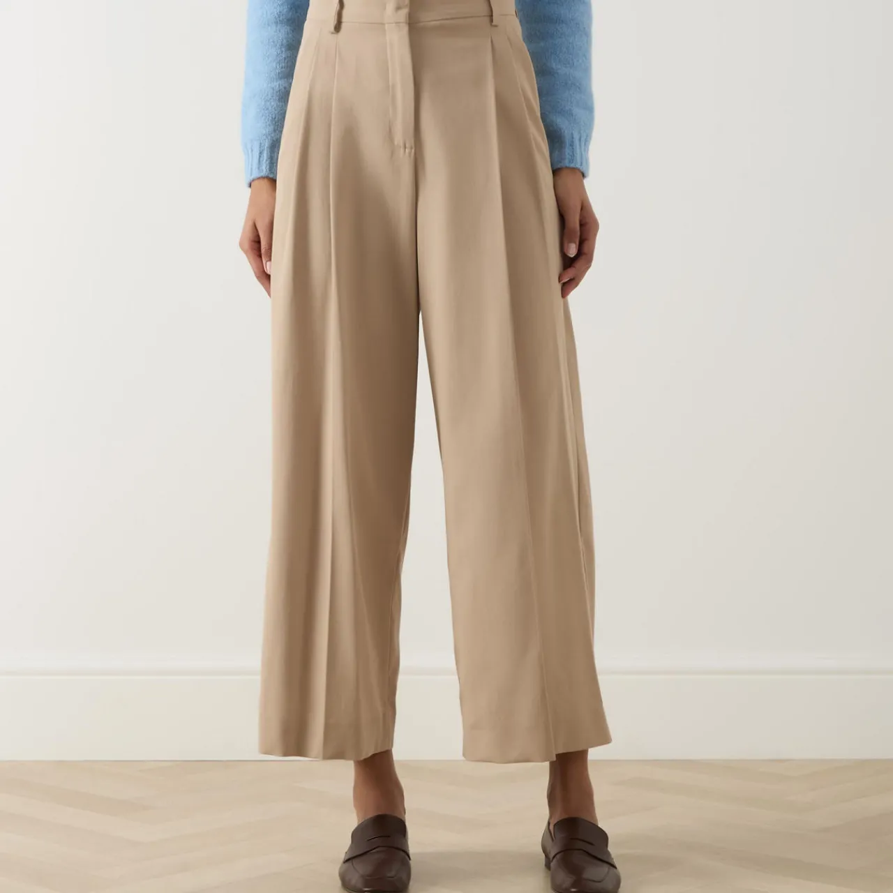 Sale Vettura High-Rise Wide Leg Trousers Women Trousers & Shorts
