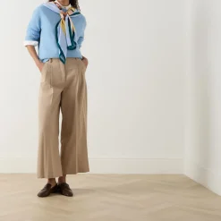 Sale Vettura High-Rise Wide Leg Trousers Women Trousers & Shorts