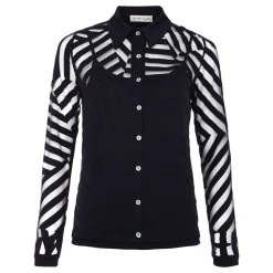 Discount Vida Striped Shirt Women Tops