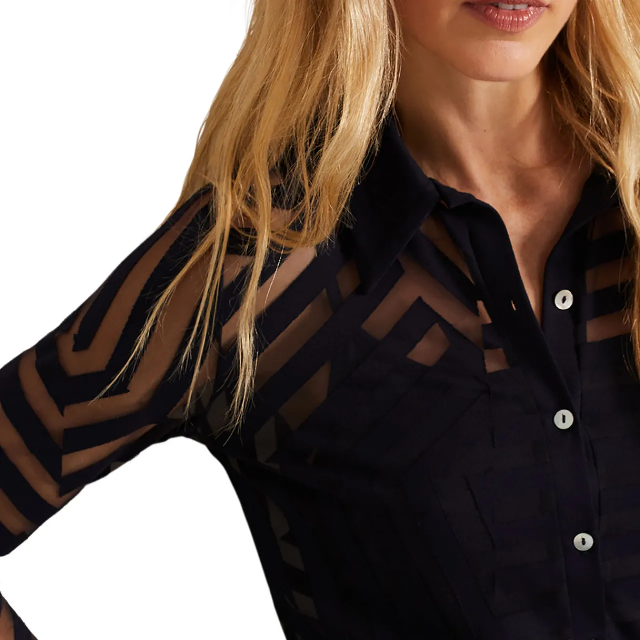 Discount Vida Striped Shirt Women Tops