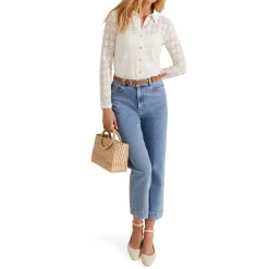 Hot Vida Textured Shirt Women Tops