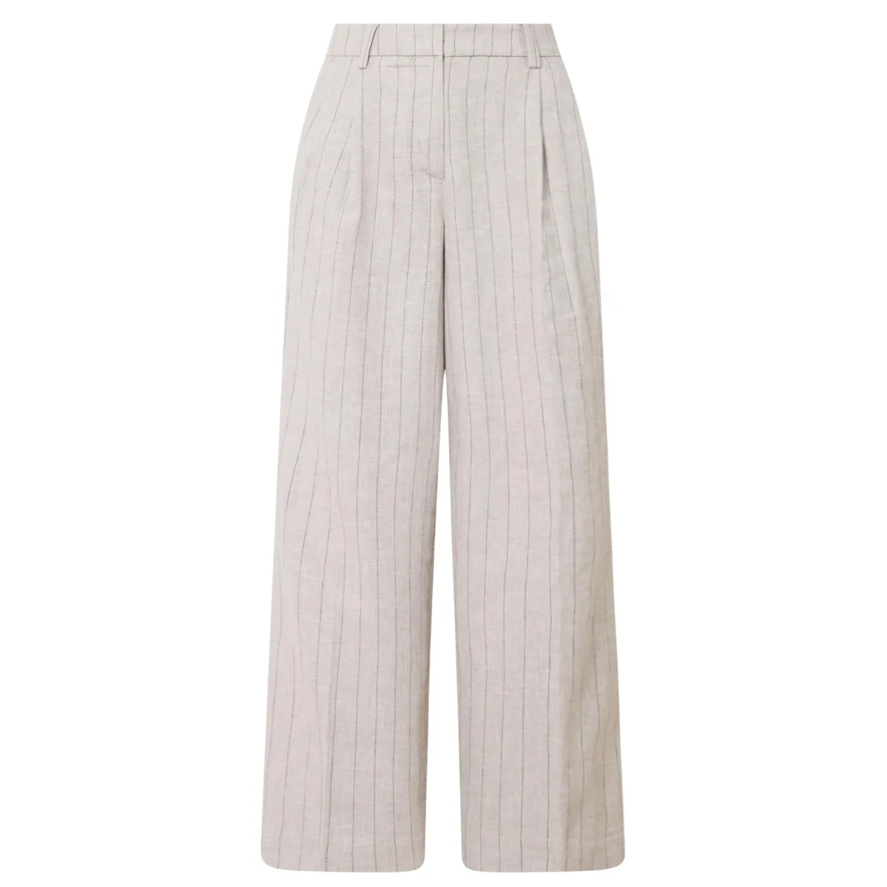 Sale Vilka Pinstripe Wide Leg Trousers Women Trousers & Shorts