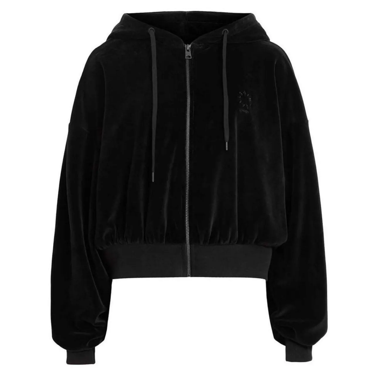 Sale Vinny Velvet Logo Hoodie Women Sweatshirts & Hoodies