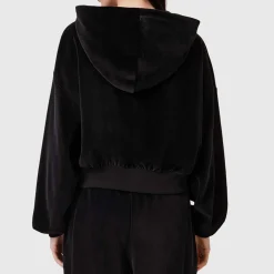 Sale Vinny Velvet Logo Hoodie Women Sweatshirts & Hoodies