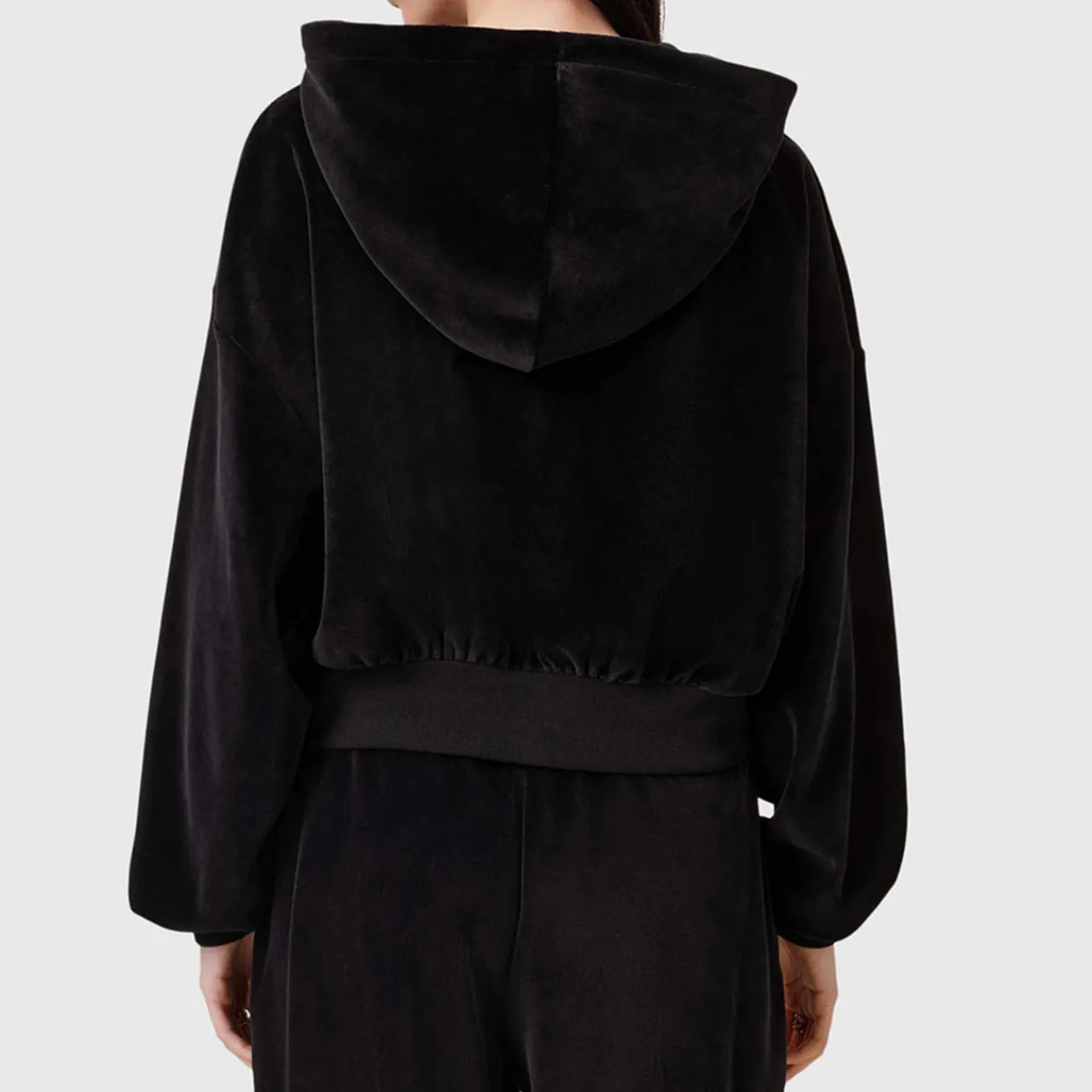 Sale Vinny Velvet Logo Hoodie Women Sweatshirts & Hoodies