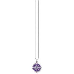 Clearance Violet Eye Motif Pendant Women Necklaces