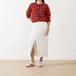 Best Vitow Striped Cardigan Women Sweaters & Cardigans