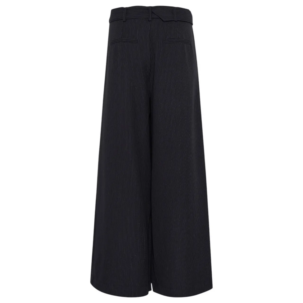 Best Vitta Striped Belted Wide-Leg Trousers Women Trousers & Shorts