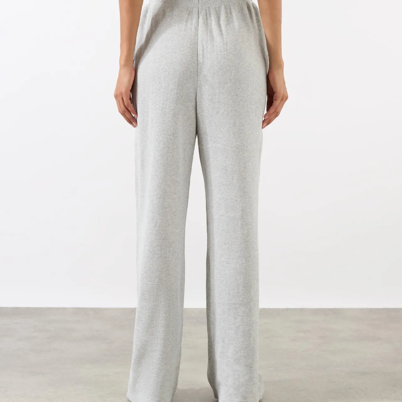 Sale Waffle Straight Leg Sweatpants Women Activewear