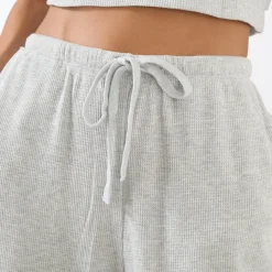 Sale Waffle Straight Leg Sweatpants Women Activewear