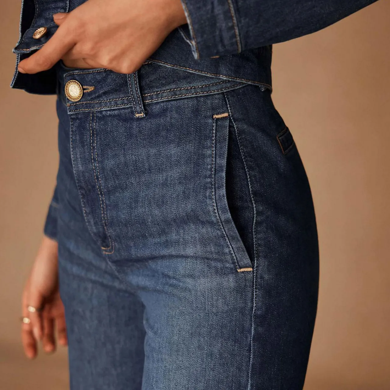 Clearance Washed Wide Leg Jeans Women Denim