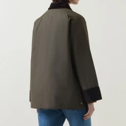 Hot Waxed Barn Jacket Women Coats & Jackets