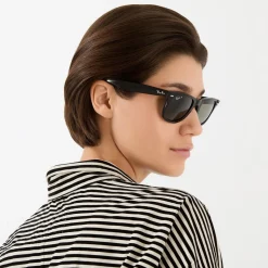 Online Wayfarer Square Sunglasses  Black Women Sunglasses