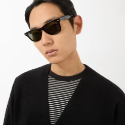 Online Wayfarer Square Sunglasses  Black Women Sunglasses