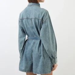 Weightless Denim Playsuit Women Jumpsuits