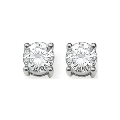 Clearance White Stone Ear Studs Women Earrings