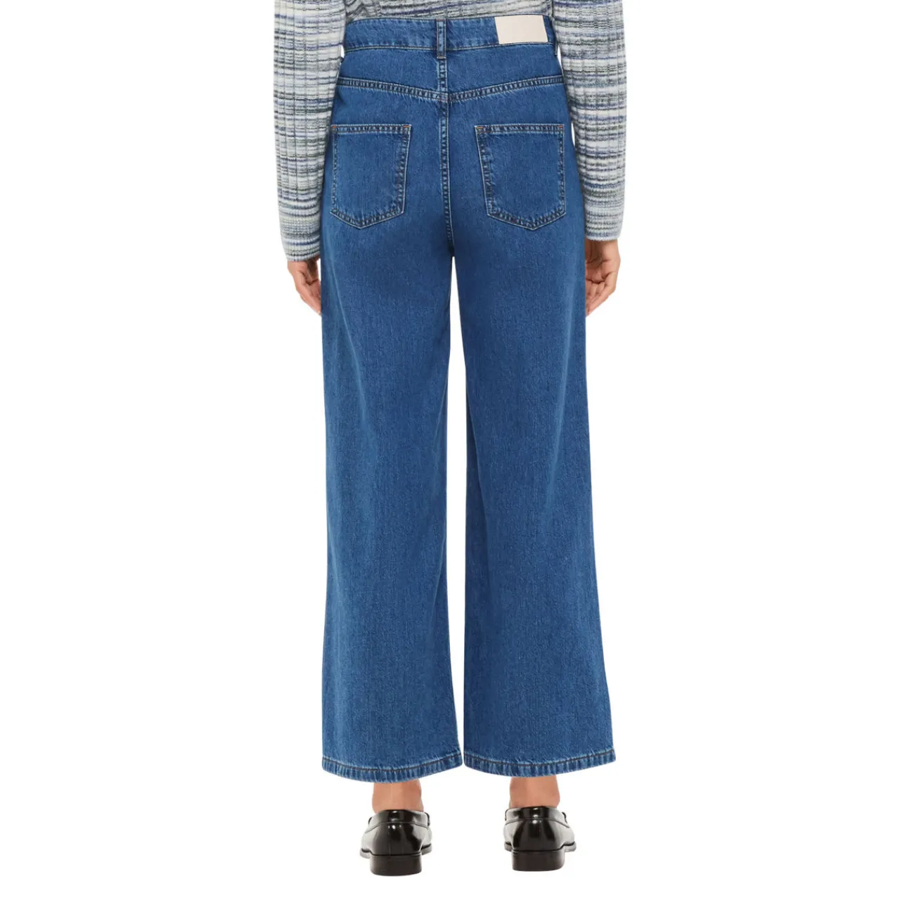 Sale Wide Leg Cropped Jean Women Denim