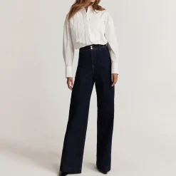 Outlet Wide-Leg Jeans Women Denim