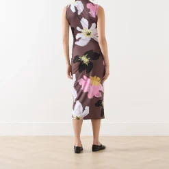 New Wild Flowers Fitted Dress Women Dresses