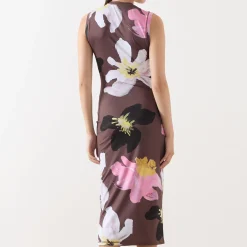 New Wild Flowers Fitted Dress Women Dresses