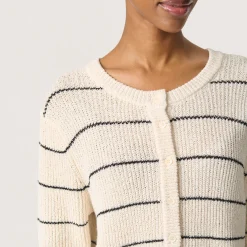 Winta Stripe Knit Cardigan Women Sweaters & Cardigans