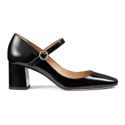 Hot Winter Patent Leather Mary Jane Block Heels Women Heels