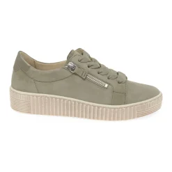 Hot Wisdom Side-Zip Lace-Up Trainers Women Trainers