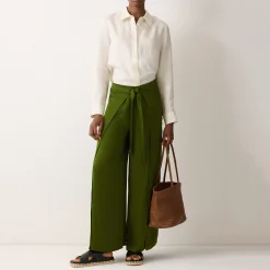 Outlet Wrap Palazzo Wide Leg Trousers Women Trousers & Shorts