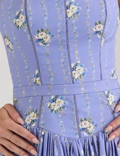 Online Ysabella Daisy Flared Sundress Women Dresses|Occasion Dressing