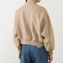 Discount Zelante Logo Bomber Jacket Women Coats & Jackets