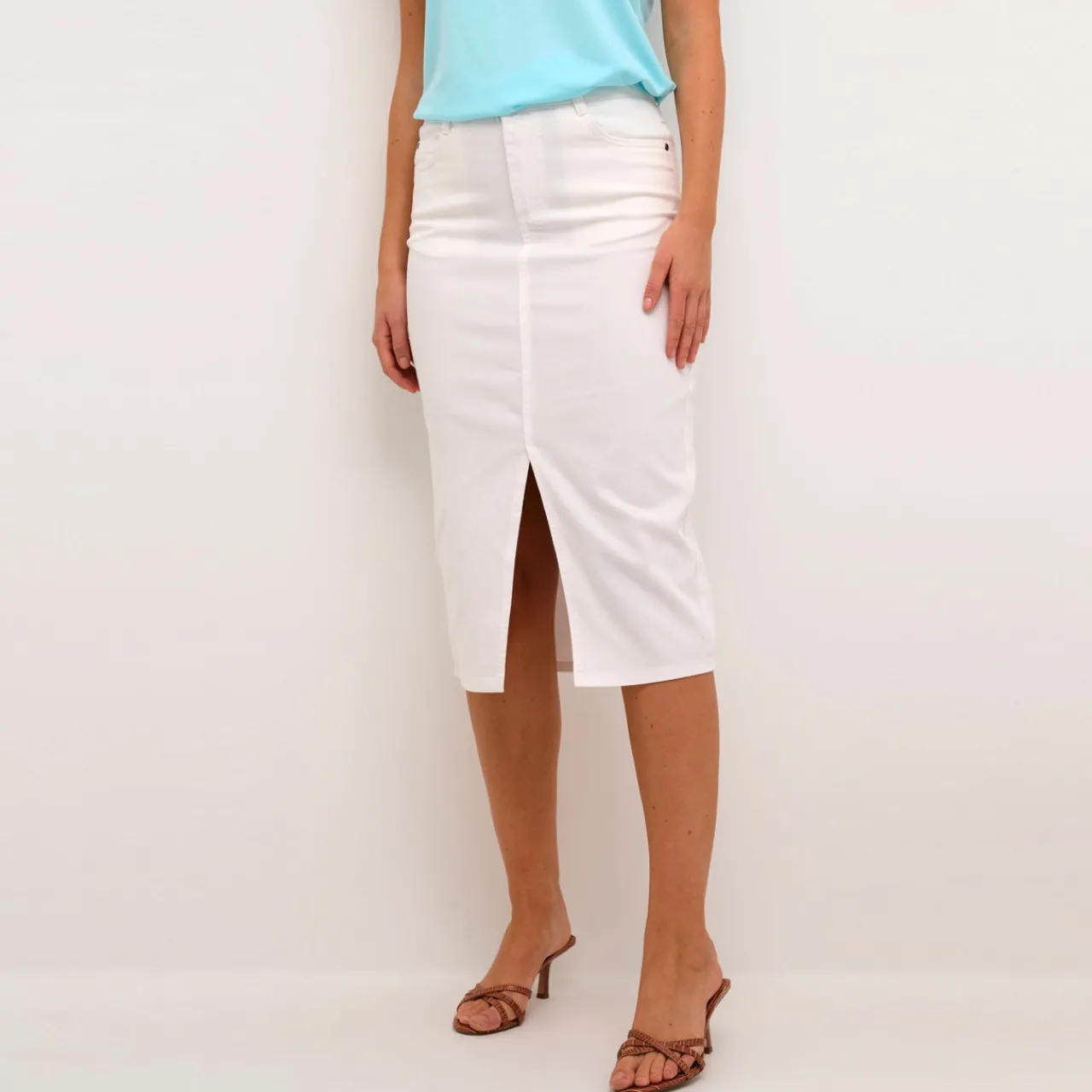 Best Zelina High-Rise Denim Skirt Women Skirts