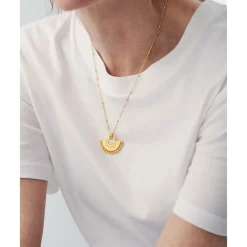 Best Zenyu Fan Necklace Women Necklaces