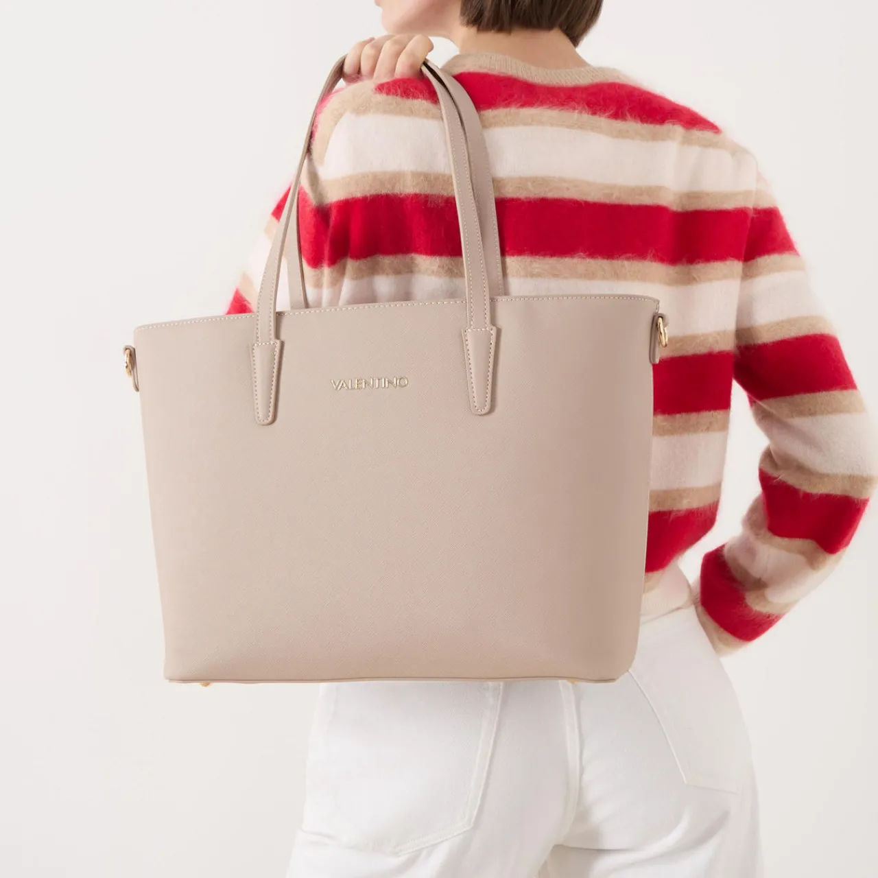 Online Zero RE Logo Tote Bag Women Top Handle Bags|Tote Bags