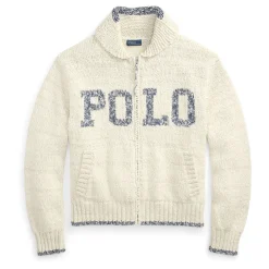 Best Zip-Up Logo Sweater Women Sweaters & Cardigans
