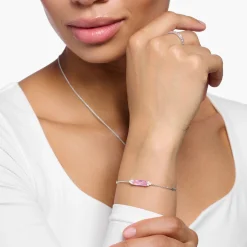 New Zirconia Pendant Fine Link Bracelet Women Bracelets