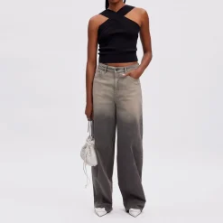Hot Zorelly High-Rise Wide-Leg Jeans Women Denim